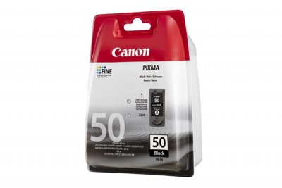 PG-50 Tintapatron Pixma iP2200, MP150, 160 nyomtatókhoz, CANON, fekete, 22ml