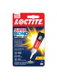 Pillanatragasztó gél, 4 g, HENKEL "Loctite Super Bond Power Gél"